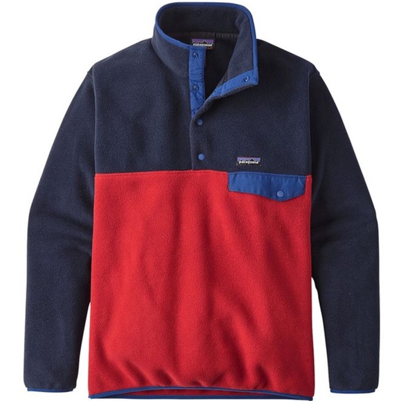 Patagonia red blue fleece Clearance